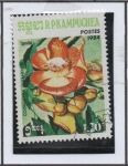 Stamps Cambodia -  Flores: Couroupita