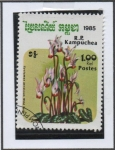 Stamps Cambodia -  Flores: Cyclamen