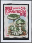 Stamps Cambodia -  Hongos: Amanita Panterina