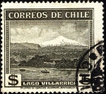 Sellos de America - Chile -  Lago VILLARICA.