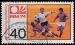 Stamps : Europe : Germany :   Copa Mundial de Fútbol 1974.