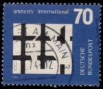 Stamps : Europe : Germany :  Organización amnistía internacional.