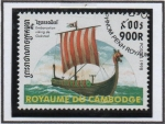 Sellos de Asia - Camboya -  Barcos: Vikingo