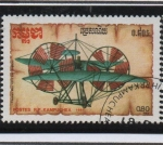 Stamps Cambodia -  Primeros Diseños d' Aviones: JThomas Moy 1875