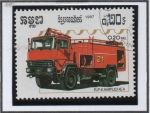 Stamps Cambodia -  Veiculos d' Extincion