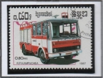 Stamps Cambodia -  Veiculos d' Extincion