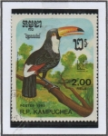 Stamps Cambodia -  Ramplantos toco