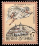 Stamps Austria -  The Cruel Rosalia of Forchtenstein.