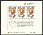 Sellos de Europa - Portugal -  HB 353a - Año Europeo de la Música (AZORES)