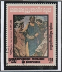 Stamps Cambodia -  Pimturas d' Raphael: Dante Ennius