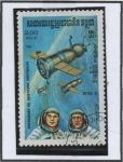 Stamps Cambodia -  Exploración Espacial: Soyuz 8