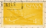 Stamps : Europe : Spain :  avion