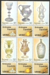 Stamps Spain -  2941-2946, artesanía española del vidrio