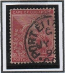 Stamps United Kingdom -  Sinbolo d' Colonia