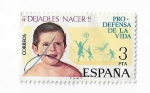 Stamps : Europe : Spain :  Edifil 2282. Campaña pro defensa de la vida