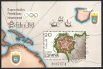 Stamps Spain -  2956 - Exposición filatelica nacional, Exfilna 88, Plano Ciudadela Pamplona