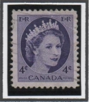 Stamps Canada -  Elizabel II