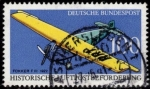 Stamps : Europe : Germany :   "Transporte histórico de correo aéreo" fokker 1922.