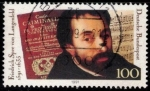 Stamps : Europe : Germany :  friedrich langenfeld 400 años.