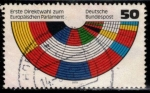 Stamps : Europe : Germany :   Primera elección directa al Parlamento
