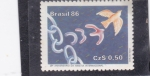 Stamps Brazil -  25 Aniversario de Amnistía Internacional