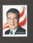 Sellos de Europa - Austria -  70 Aniv. del nacimiento de  presidente Dr. Heinz Fischer             