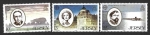 Stamps United Kingdom -  353-354-355 - Año Europeo de la Música (JERSEY)