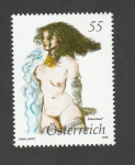 Stamps Austria -  Pintura desnudo