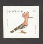 Stamps Austria -  Ave Upupa epops