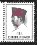 Sellos del Mundo : Asia : Indonesia : El presidente Sukarno