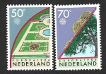 Stamps Netherlands -  679-680 - Conservación de la Naturaleza