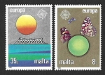 Sellos de Europa - Malta -  677-678 - Conservación de la Naturaleza