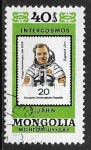 Sellos de Asia - Mongolia -  Astronauras: Sigmund Jahn