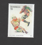Stamps Austria -  Remate del delantero