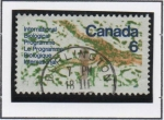 Stamps Canada -  Vista microscópica d' interior d' un hoja