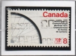 Sellos de America - Canad -  Rueda d' Bicicleta Emblema d' Ciclismo