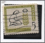 Stamps Canada -  Mujer plantando un árbol