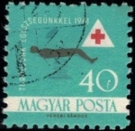 Stamps Hungary -  Servicio de salud.