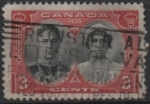 Stamps Canada -  Rey Jorge VI y Elizabeth