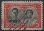Sellos de America - Canad� -  Rey Jorge VI y Elizabeth