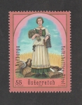 Stamps Austria -  Santa Notburga, patrona del Tirol