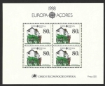Stamps : Europe : Portugal :  HB 370a - Transportes y Comunicaciones (AZORES)