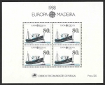 Stamps Portugal -  HB 122a - Transportes y Comunicaciones (MADEIRA)