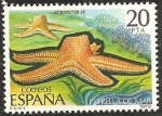 Sellos de Europa - Espa�a -  2534 - fauna invertebrados, estrella de mar