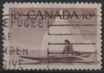Sellos de America - Canad� -  Esquimal y Kayak