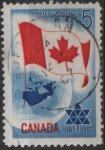 Sellos de America - Canad -  Bandera