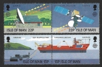 Stamps United Kingdom -  364a-366a - Transporte y Comunicación (ISLA DE MAN)