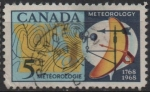 Stamps Canada -  Mapa d' Tiempo