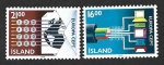 Stamps : Europe : Iceland :  660-661 - Comunicación 