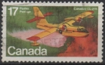 Stamps Canada -  Canadair CL-215